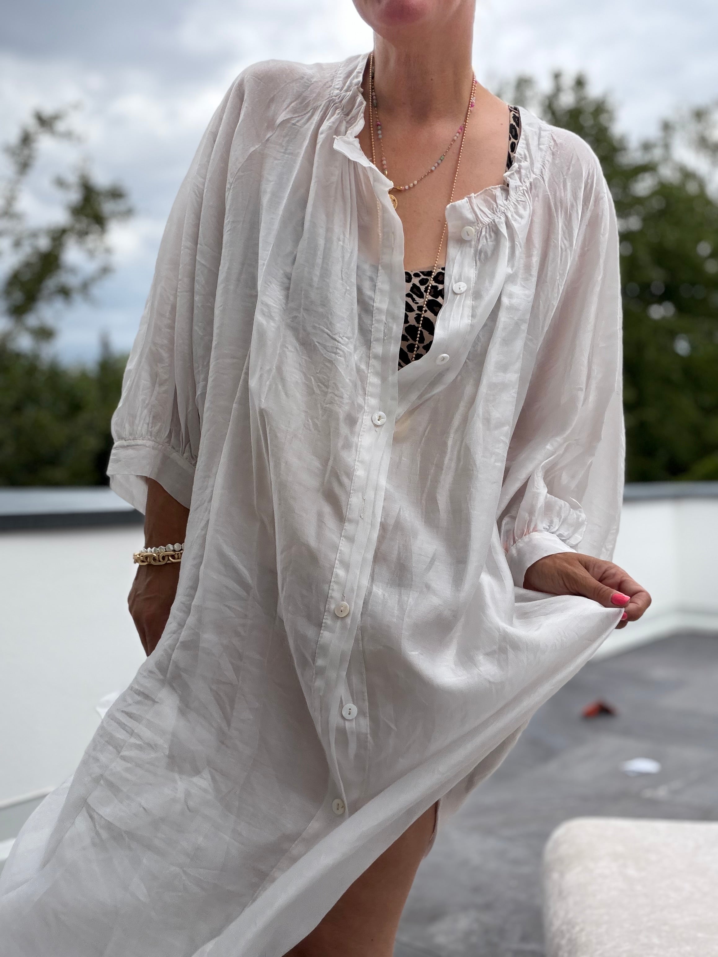 Wundervolle Longbluse Blusenkleid