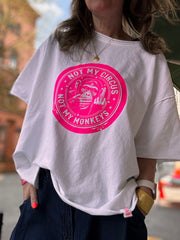 Oversize T-Shirt not my Circus Not my Monkeys, viele Farben