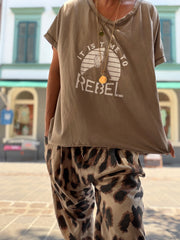 BIGSIZE T-Shirt it is time to rebel