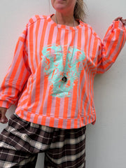 Streifen Shirt Sweatshirt Power Elefant