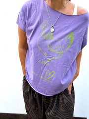 T-Shirt Huhn Sonne im Herzen