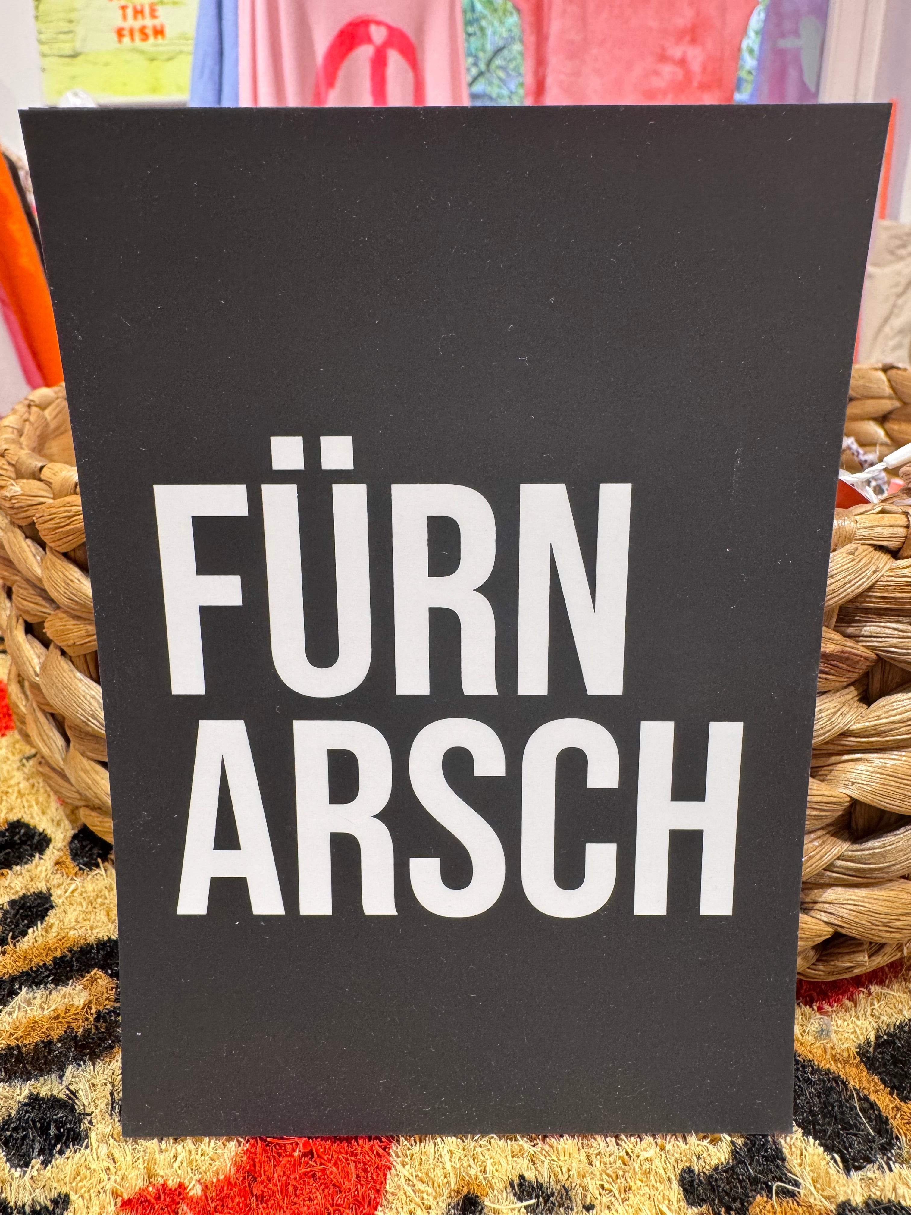 Postkarte FÜRN ARSCH