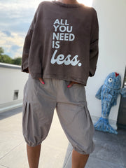 Oversize Shirt alle you need is less