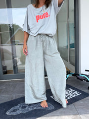 Metallic Pant Hose SILBER