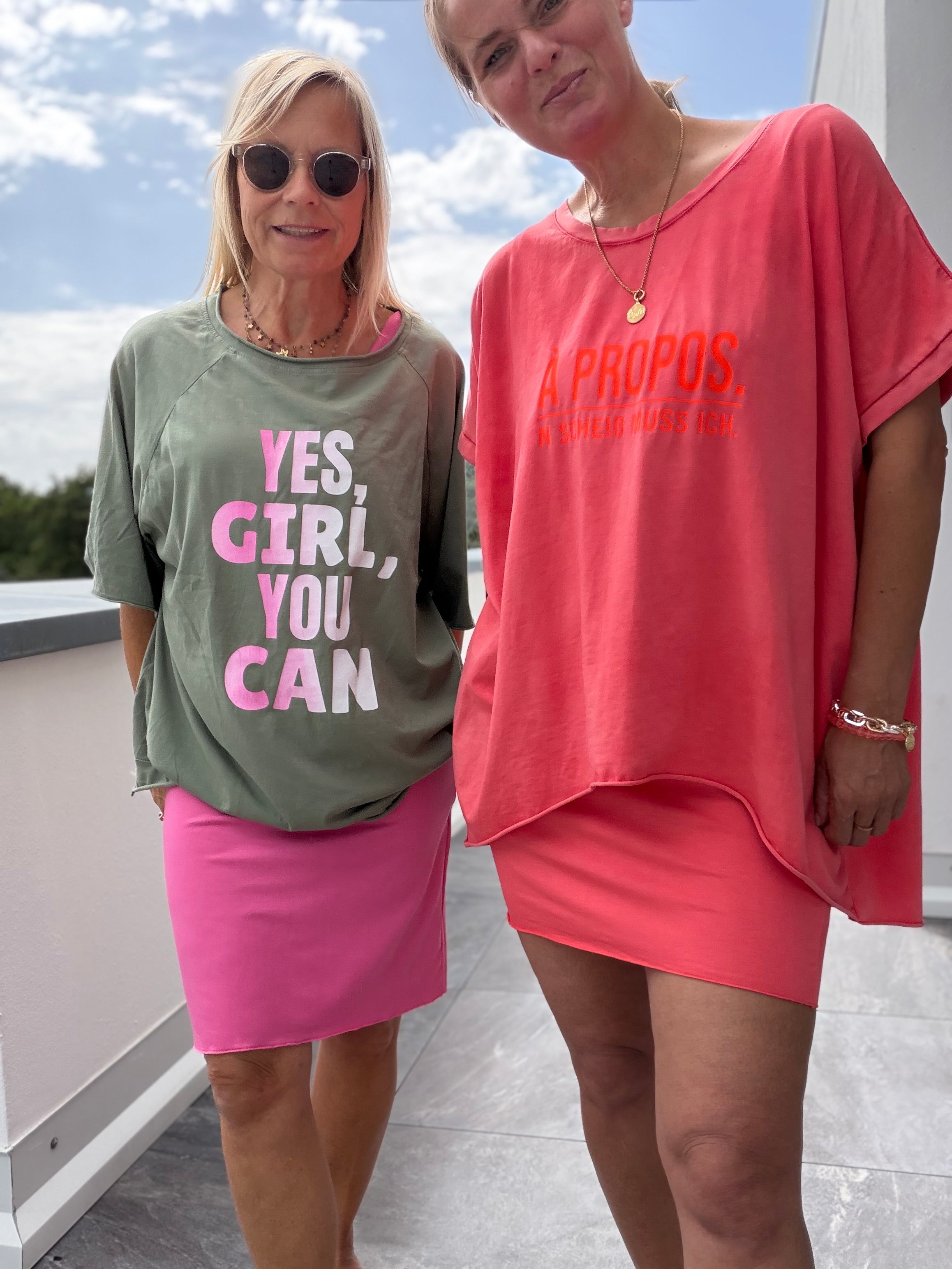 Long Top / Kleid, viele Farben