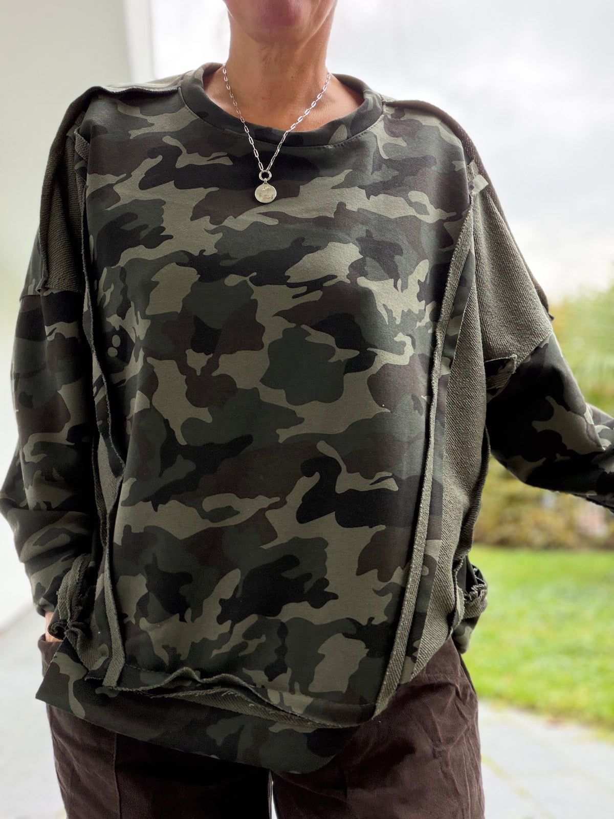 Lieblings Oversize Sweatshirt Camouflage SISTER