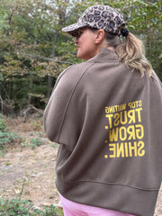 Sweatjacke offener Cardigan butterweich Trust grow shine