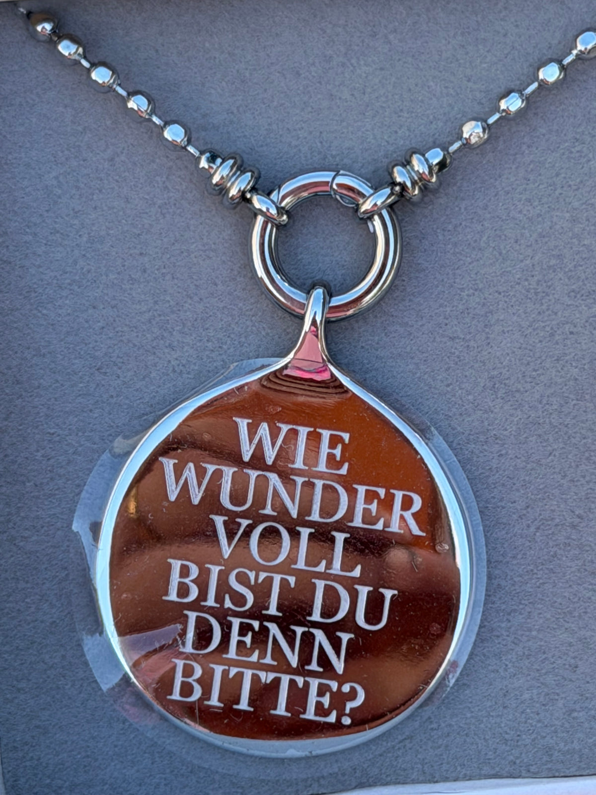 Kette „wie wundervoll bist du denn bitte?“