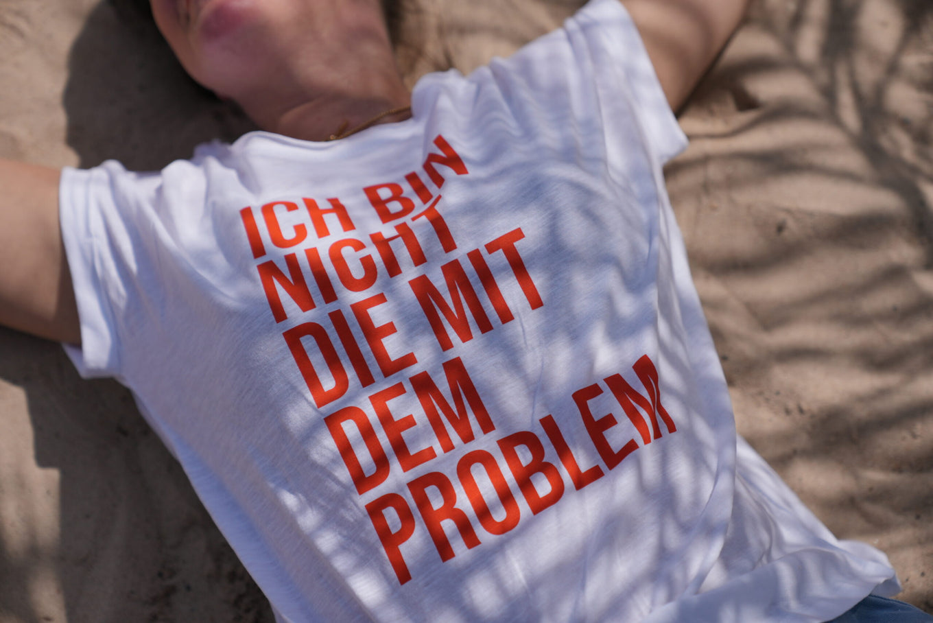T-Shirt ich bin nicht die mit dem Problem