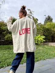 Strick Cardigan LOVE