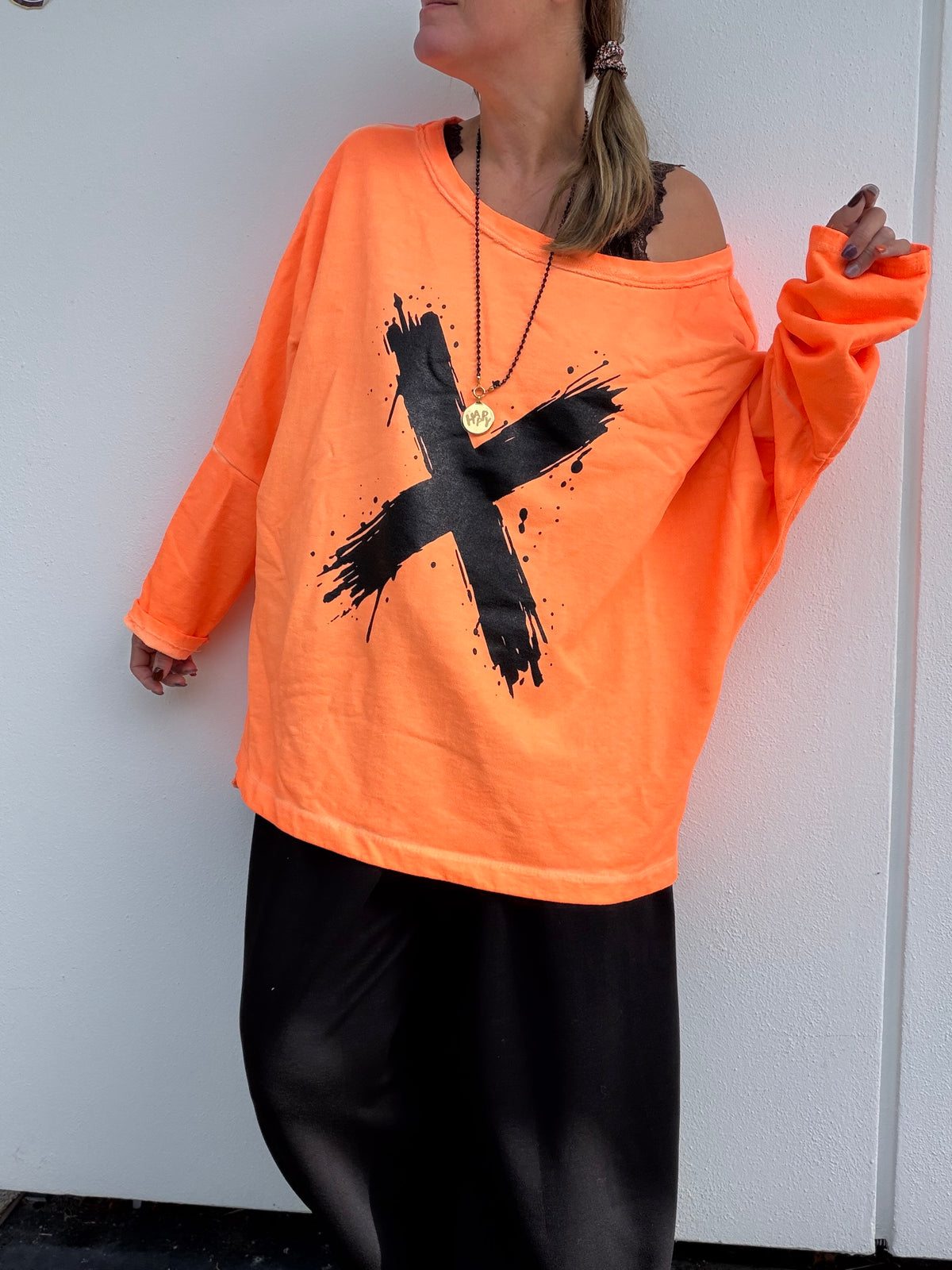 Bigsize Sweatshirt Neon X