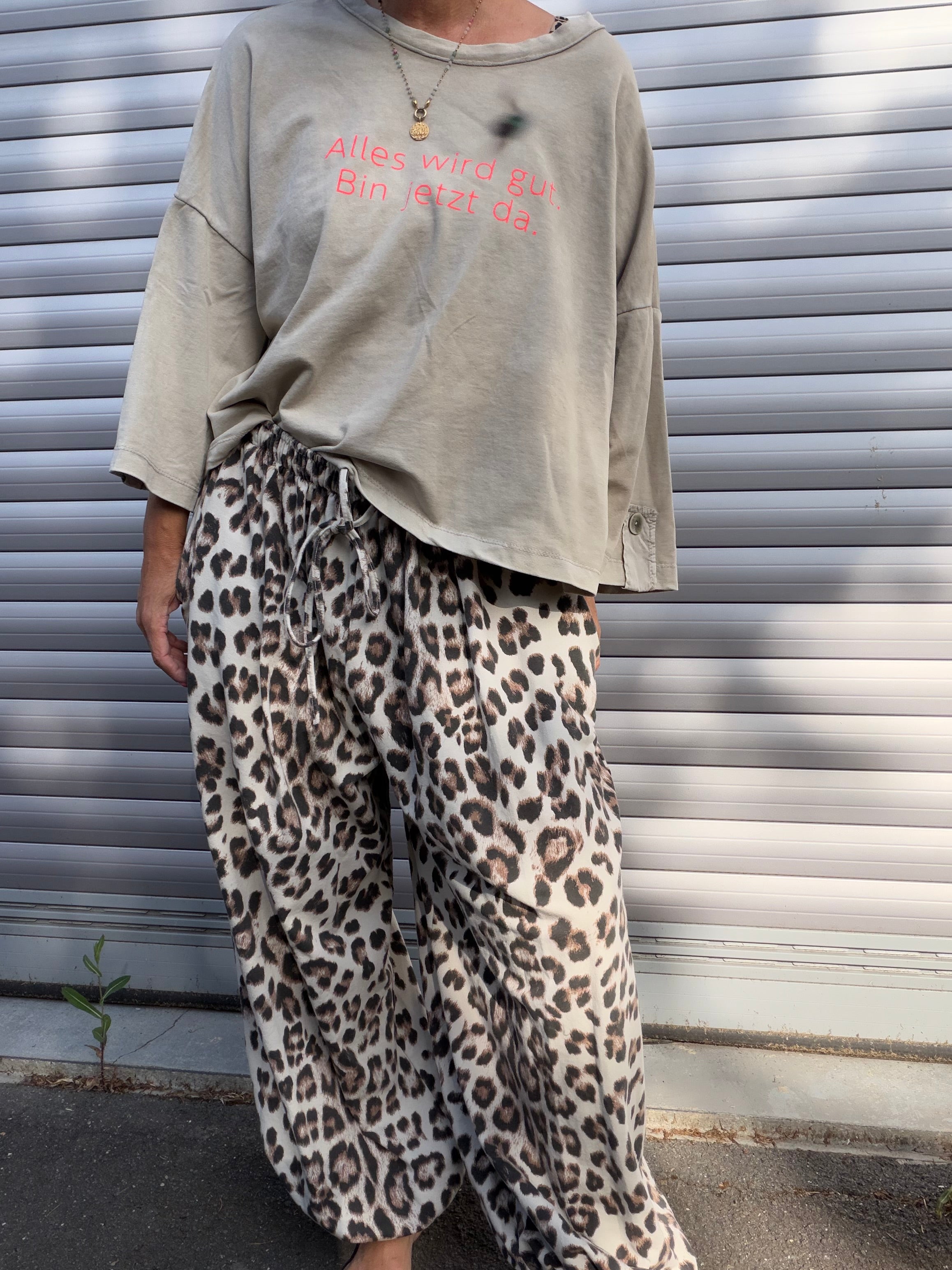 Oversize Shirt Alles wird gut. Bin jetzt da