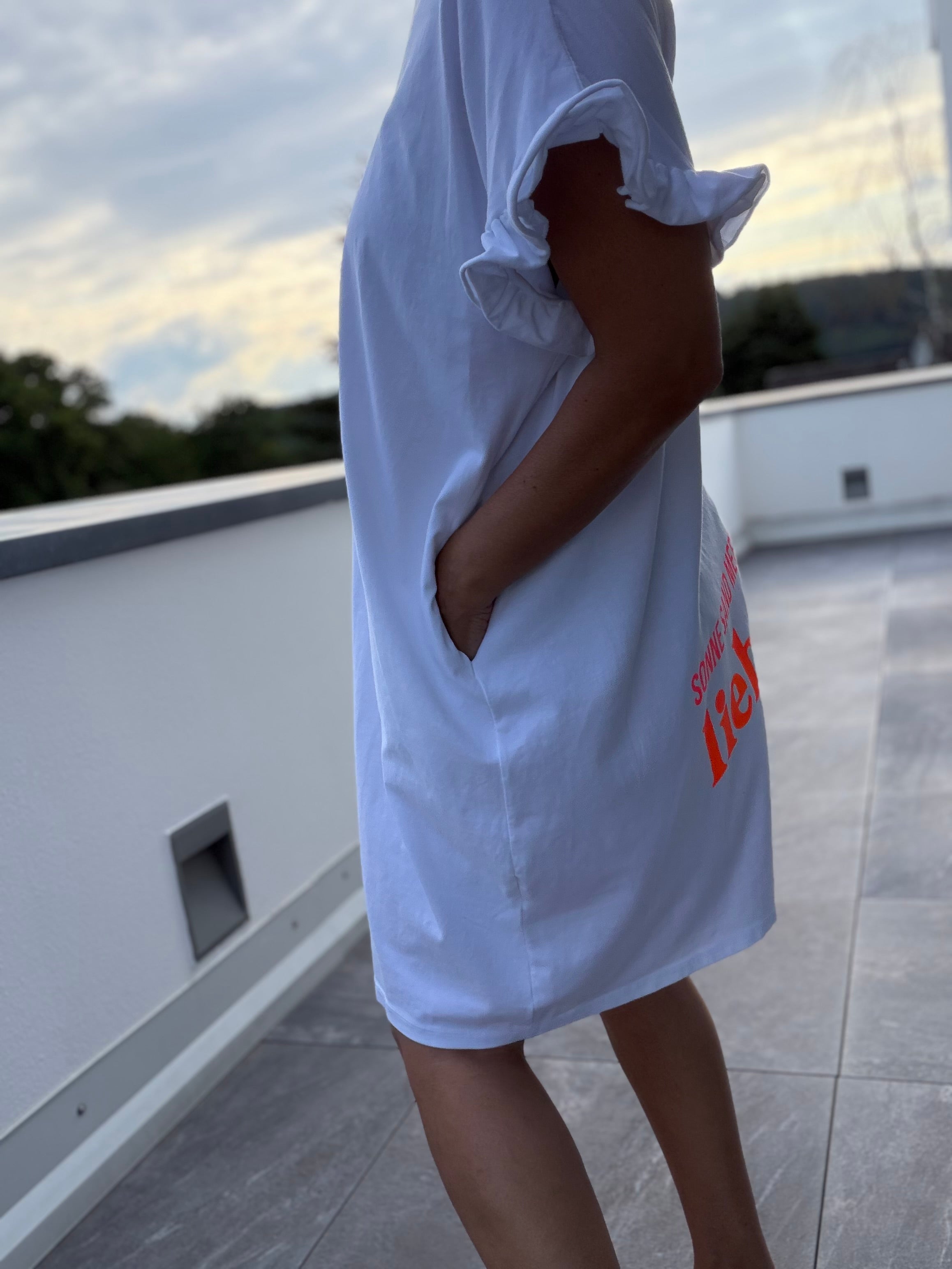 T-Shirt Kleid Sonne Sand Meer liebs