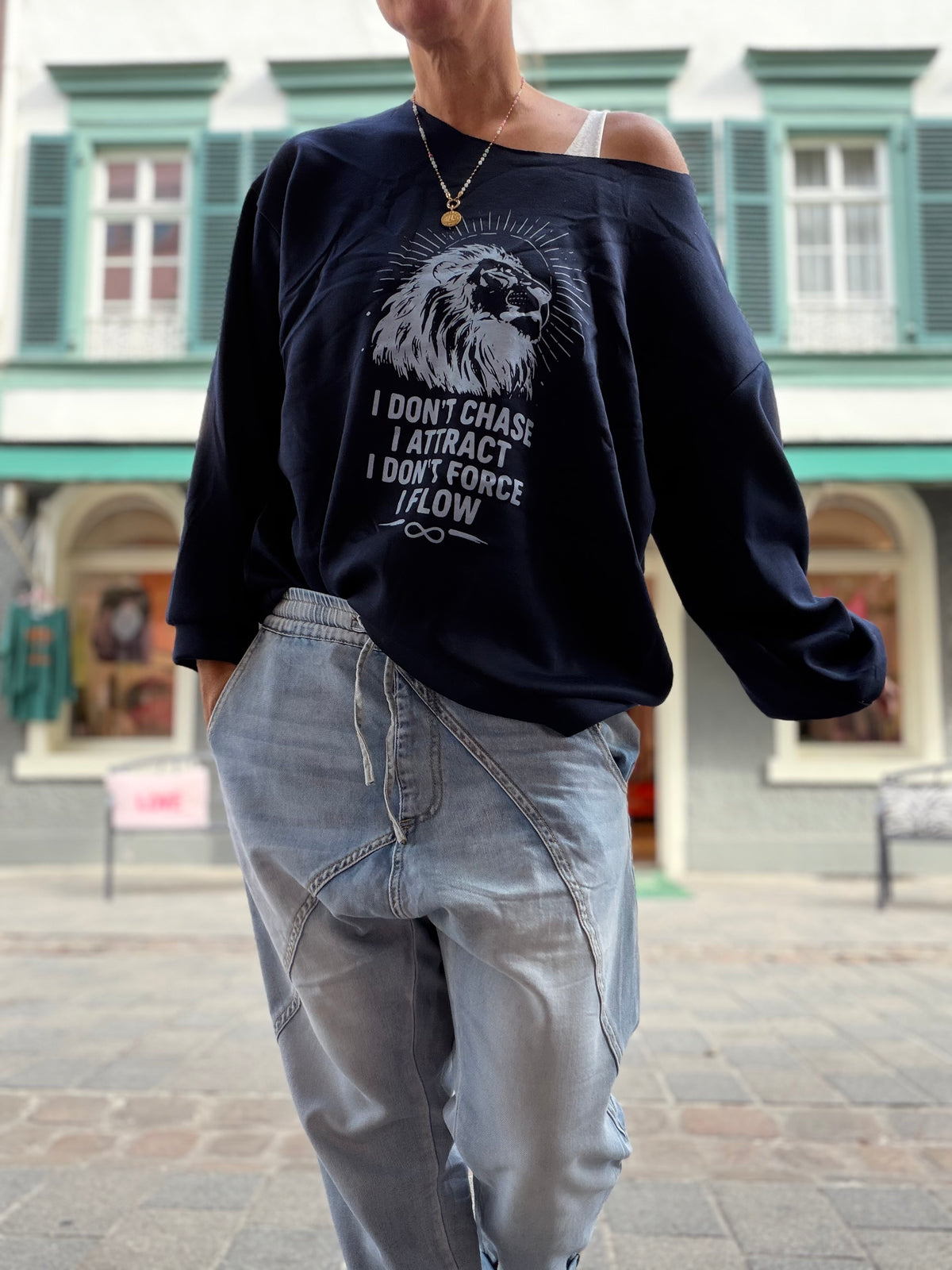 Oversize Sweatshirt Löwe Lion