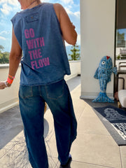 Oversize TOP GO WITH THE FLOW
