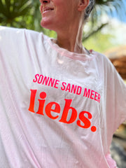 BIGSIZE T-Shirt Sonne Sand Meer liebs.