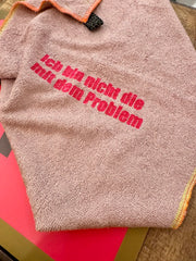 Gästehandtuch Waschlappen Ich bin nicht die mit dem Problem
