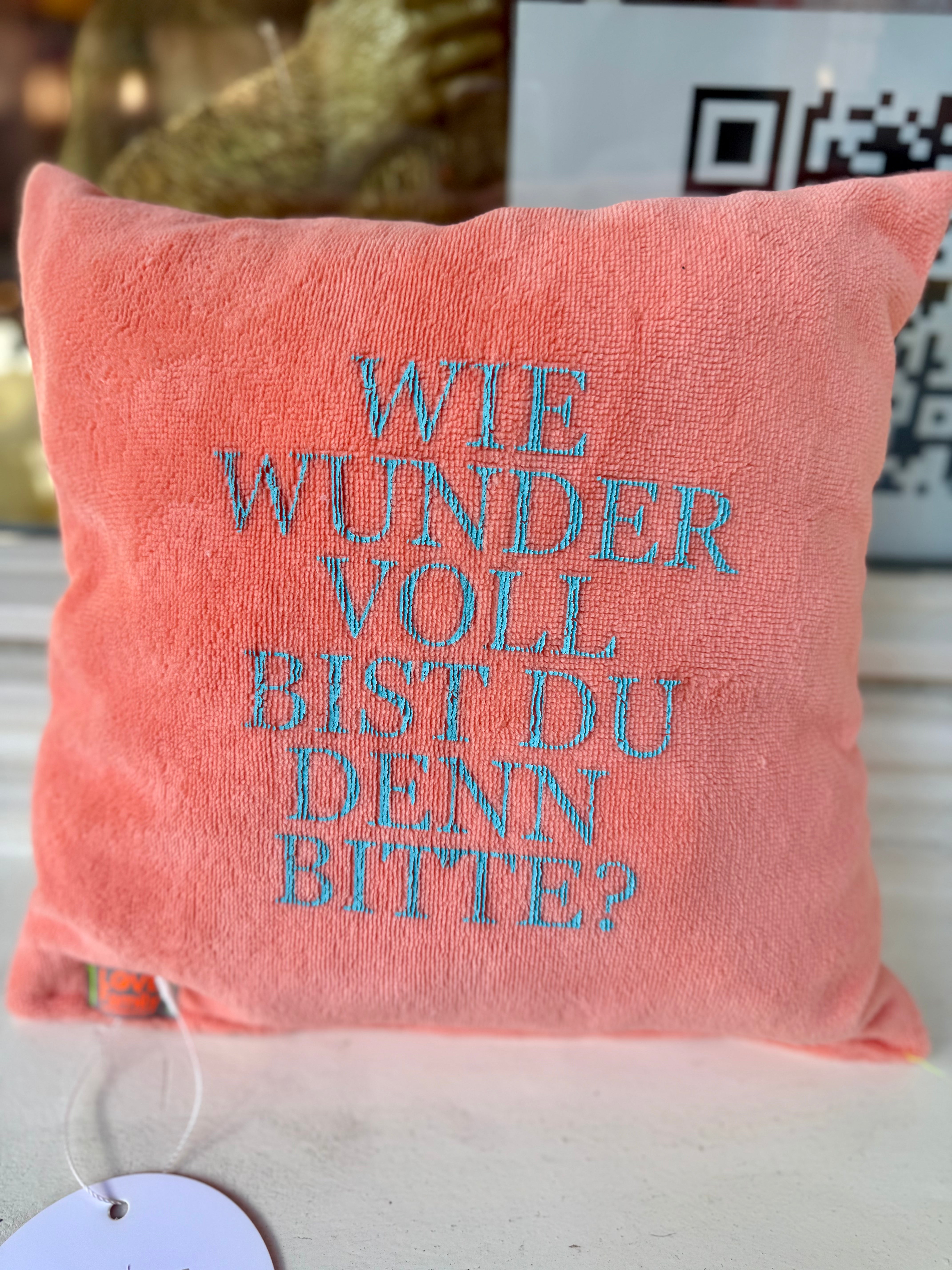 Kissen Bambusfrottee wie wundervoll bist du denn bitte?