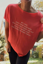 T-Shirt the world is ours today