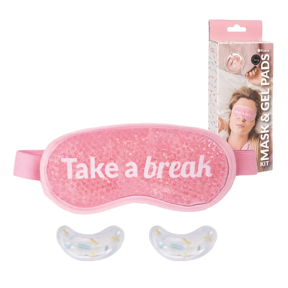 Set aus Schlafmaske und Augenpads „Take a break“