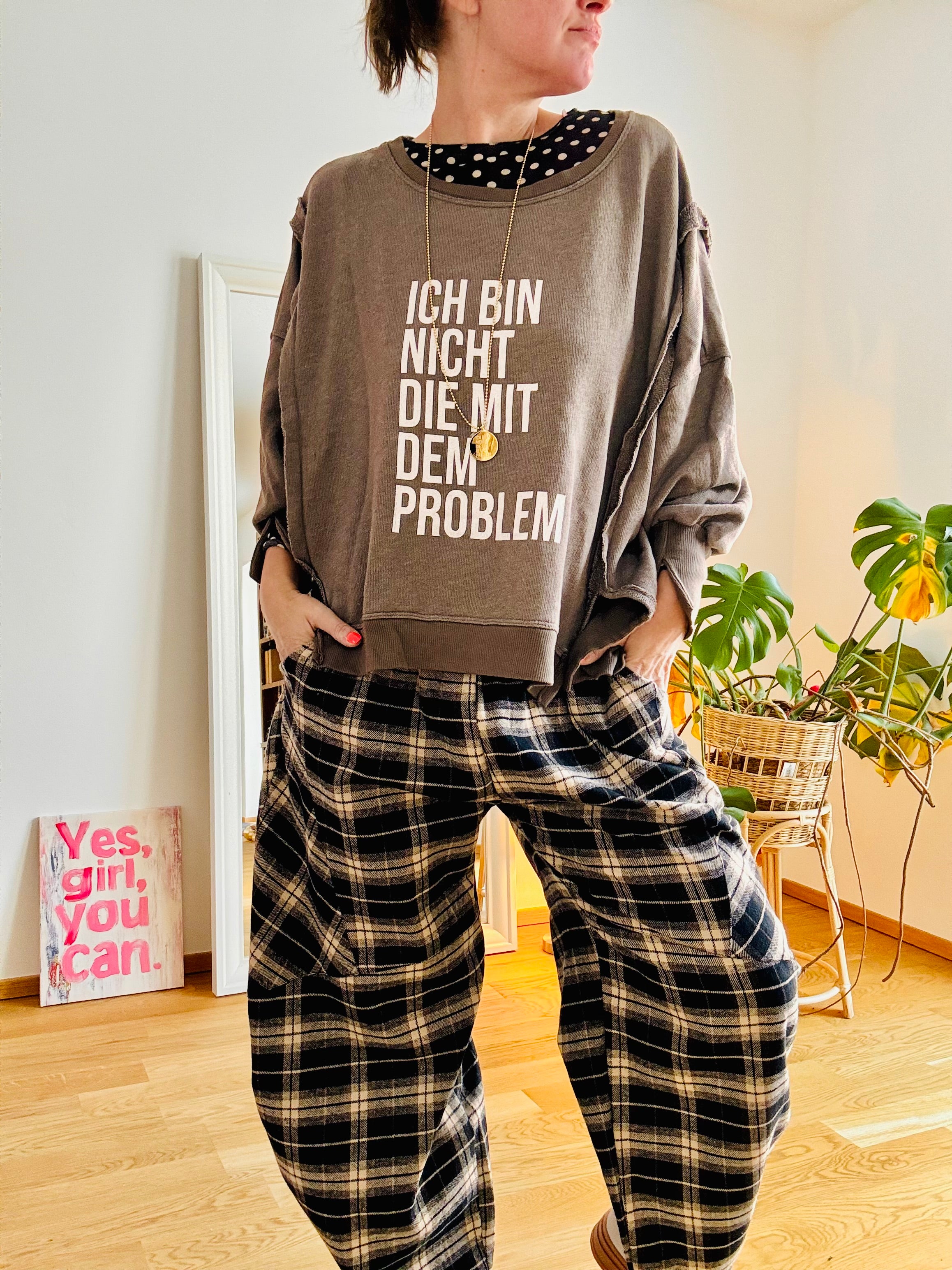 Lieblings Sweatshirt ich bin nicht die mit dem Problem