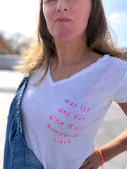 T-Shirt was ist das für eine kack bumsbude hier