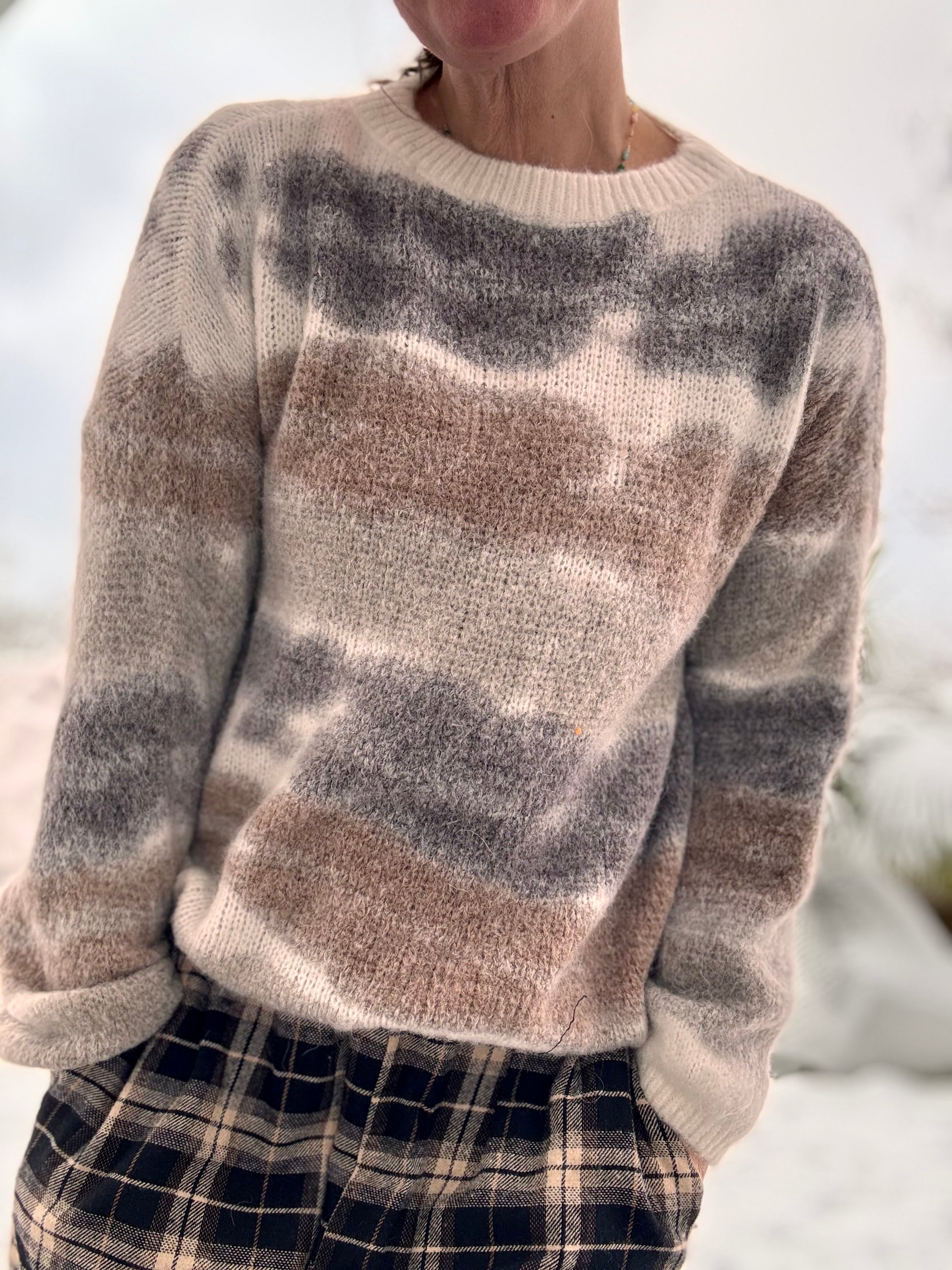 Strickpullover Alpaca Verlauf