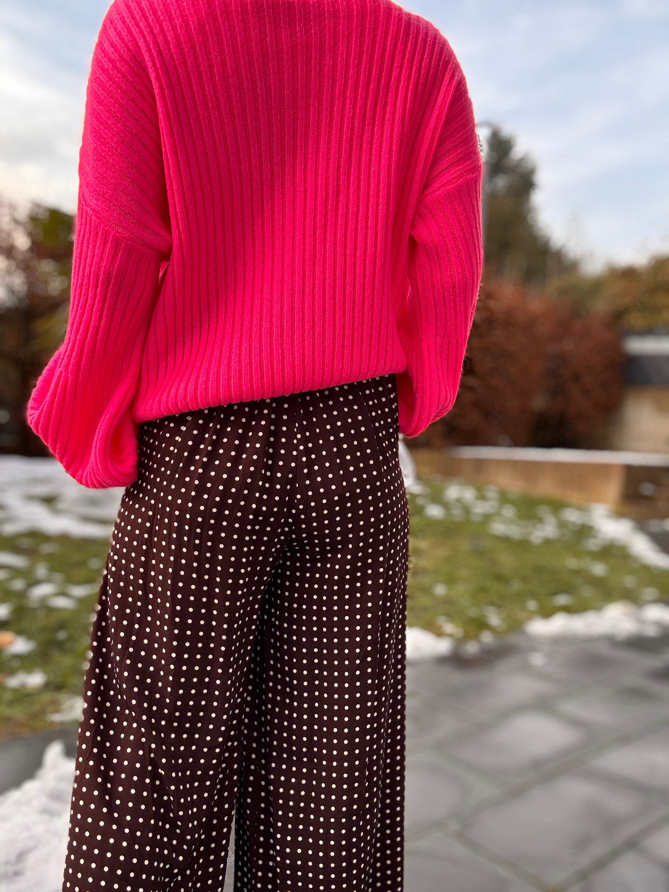 Schönster Strick Pink Pullover