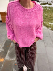 Schönster Strick Pullover dream rose