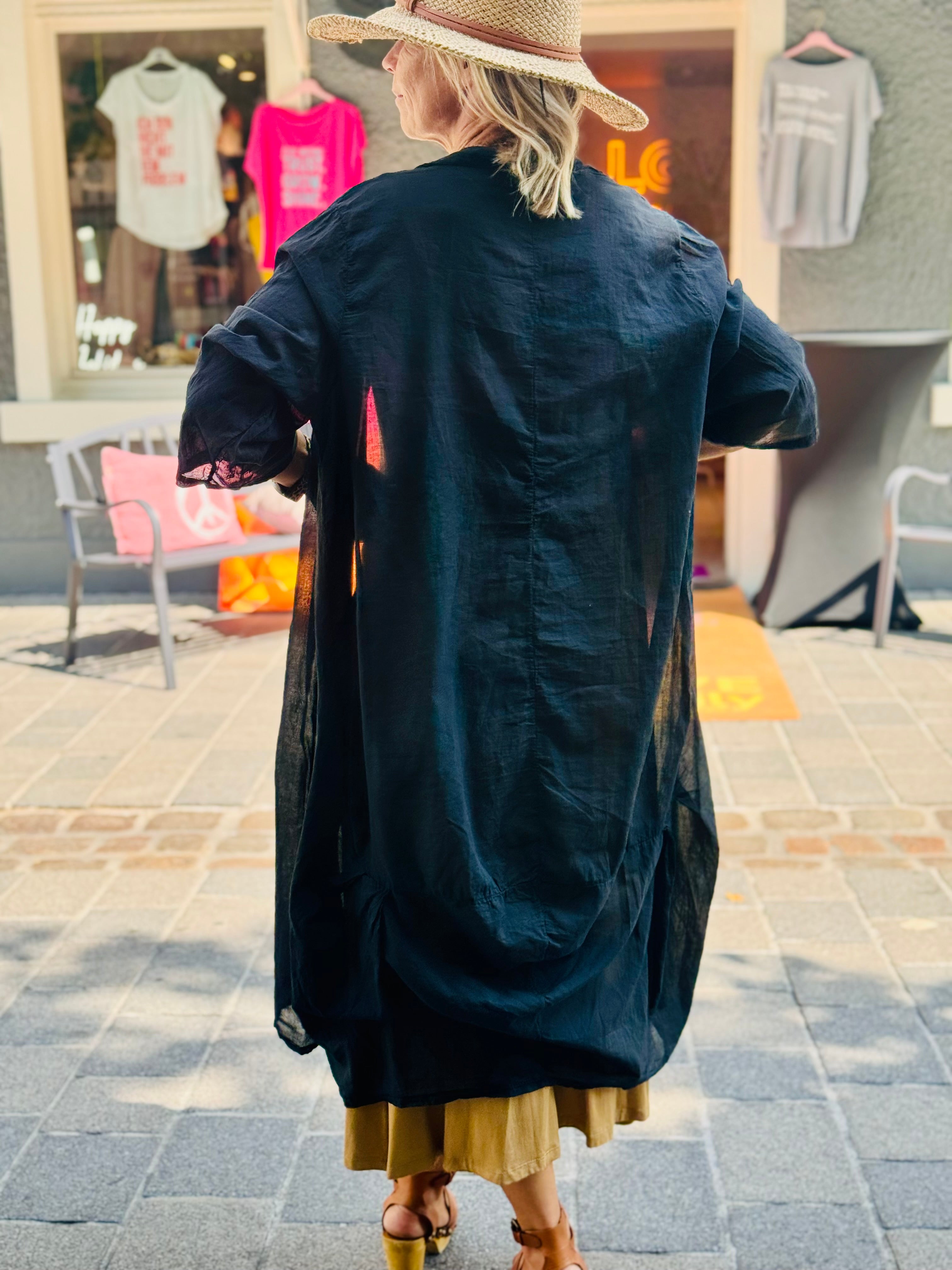 Hauchdünner Cardigan Gewand