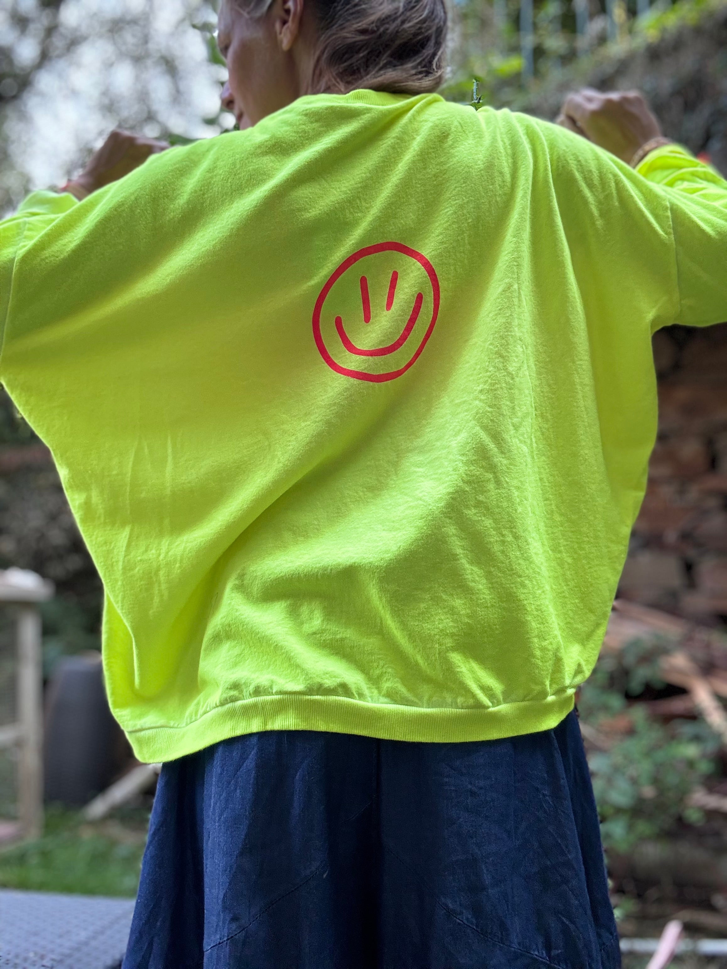 Lieblingsshirt Neon Smiley