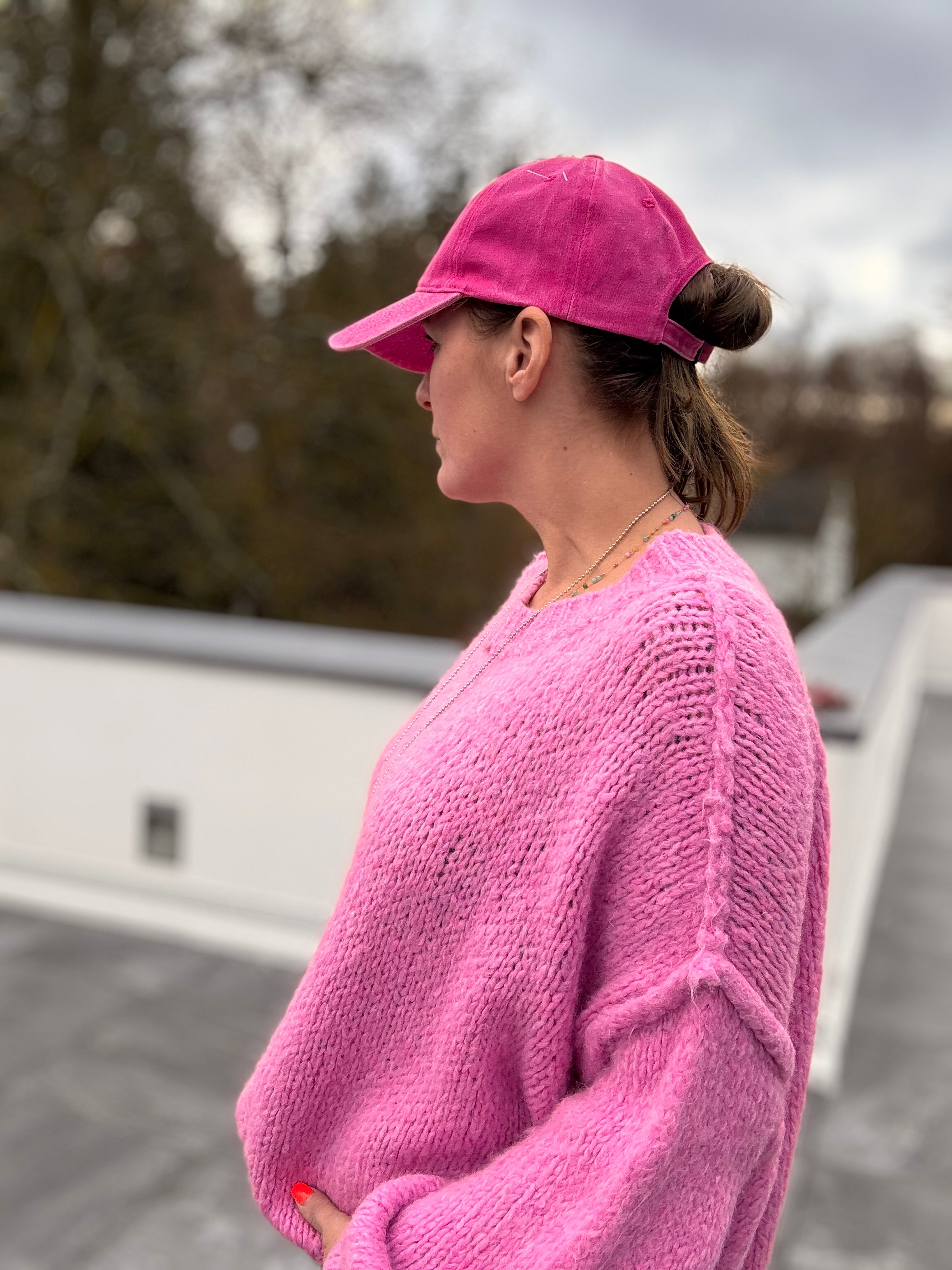 Schönster Strick Pullover dream rose