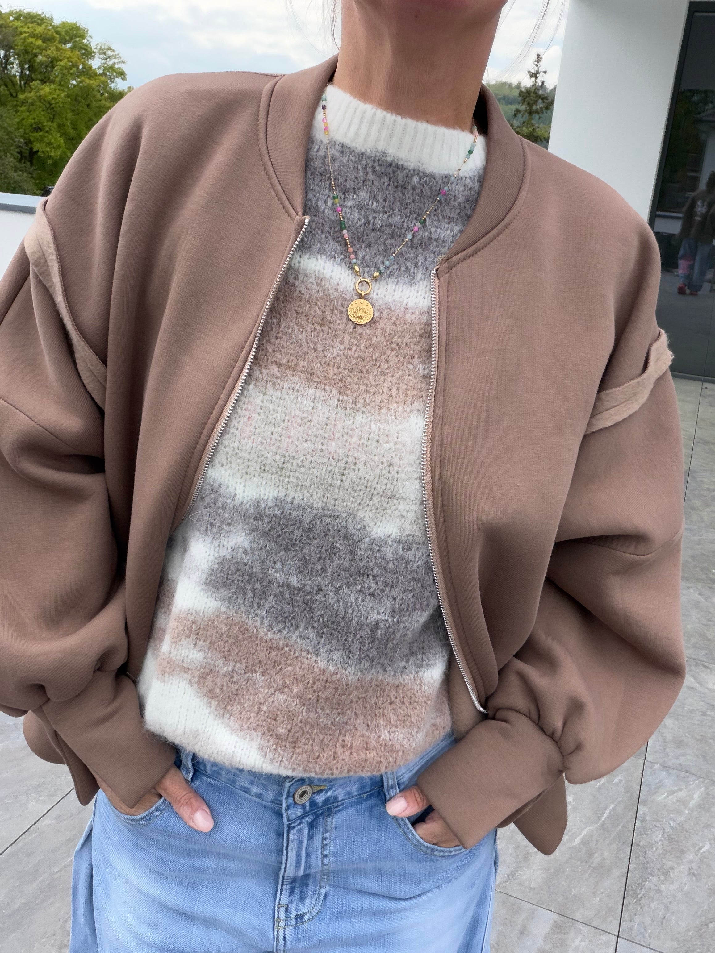 Strickpullover Alpaca Verlauf