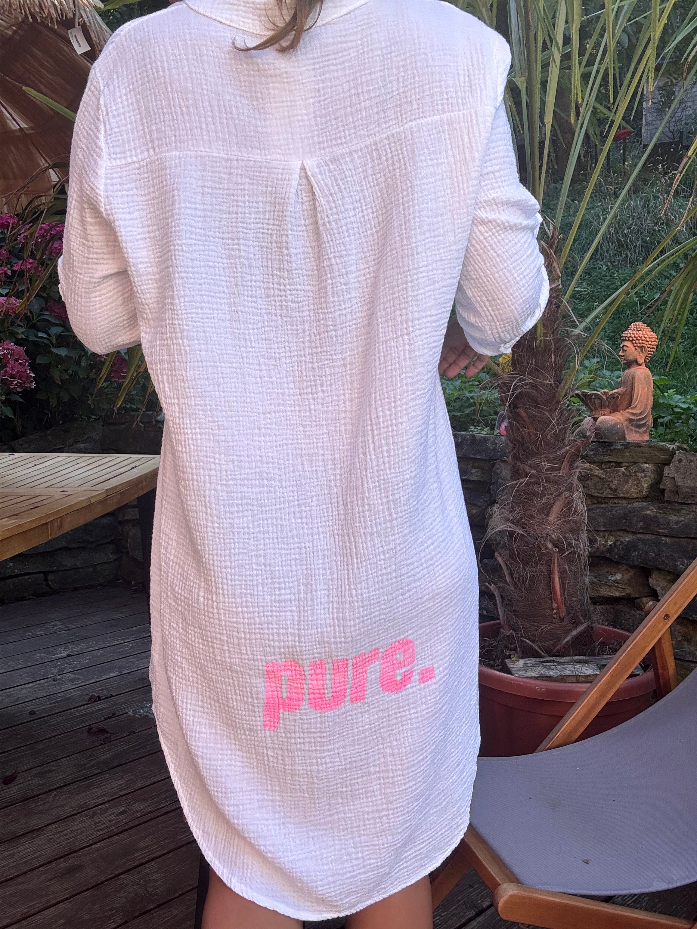 Musselin Tunika pure
