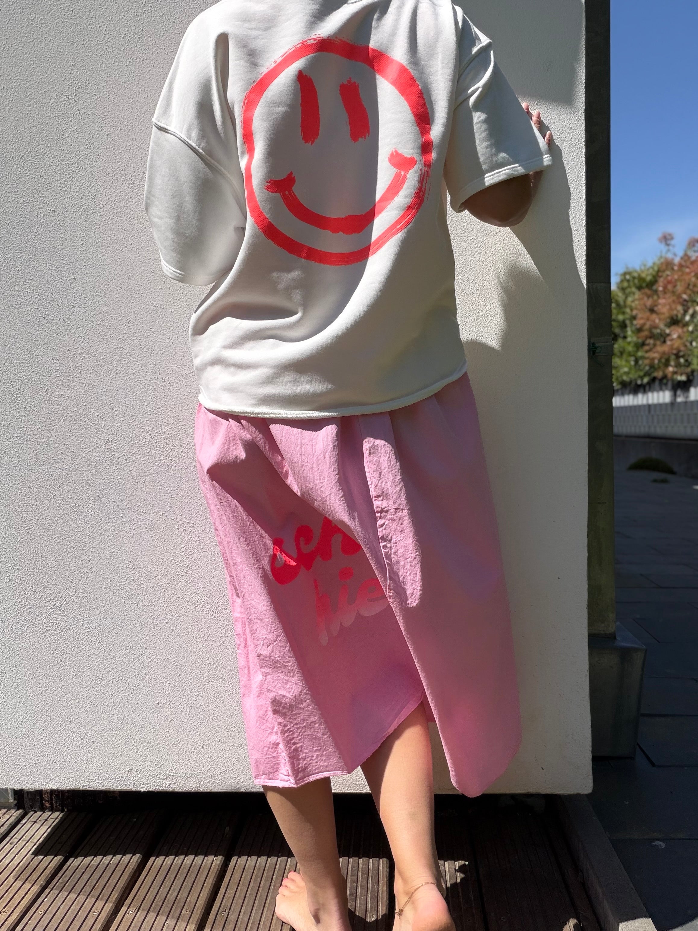Sweatshirt kurz Pullover SMILEY