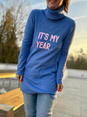 Kleid its my year Strickkleid Longpullover
