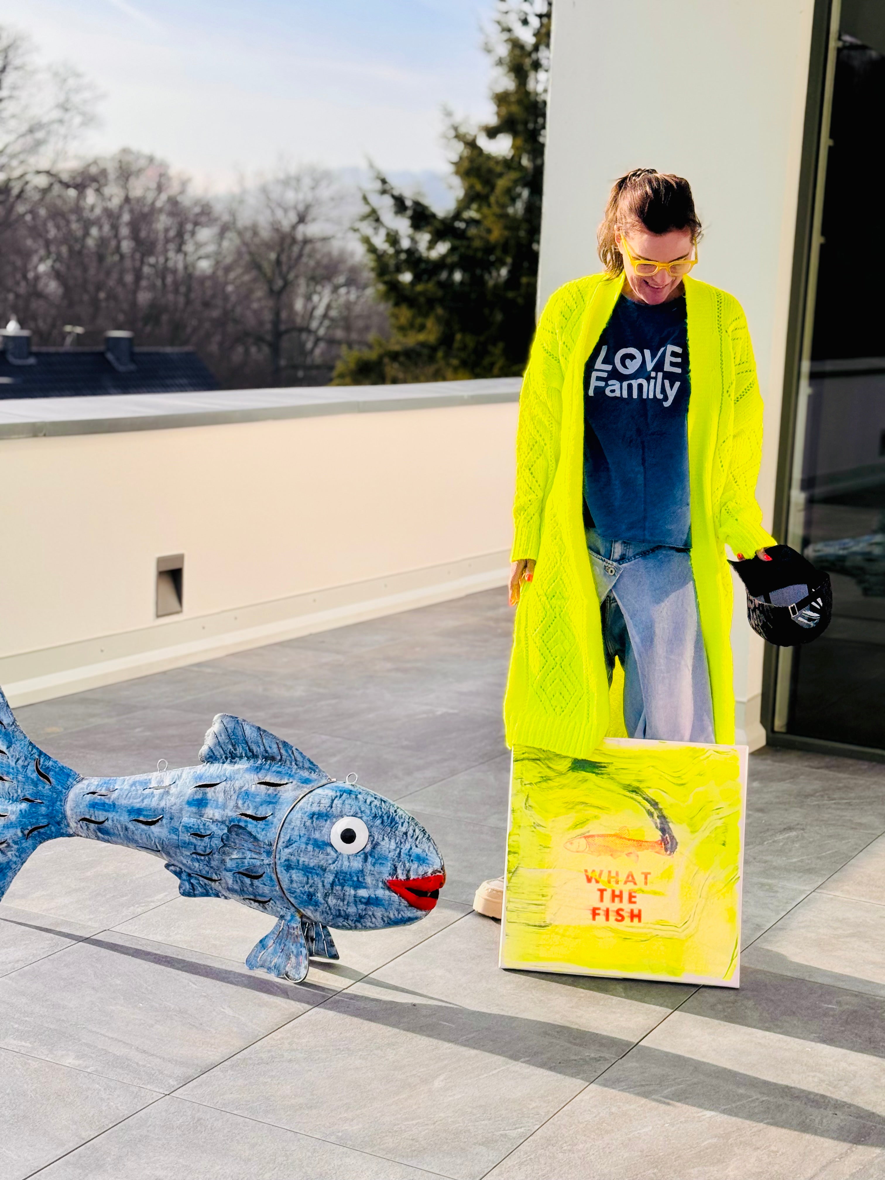 Neon Strick Cardigan