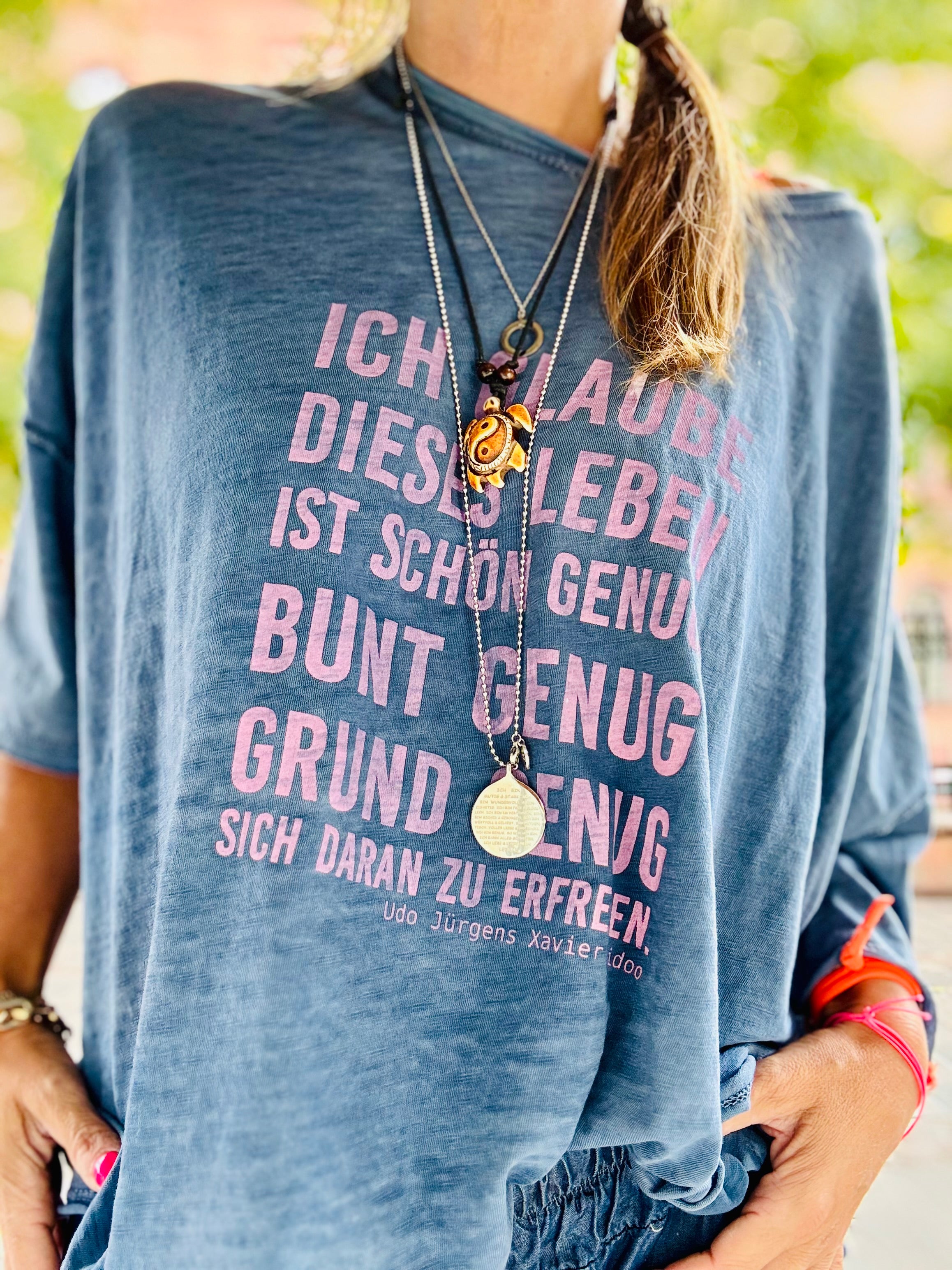 Oversize T-Shirt Ich glaube, limitiert