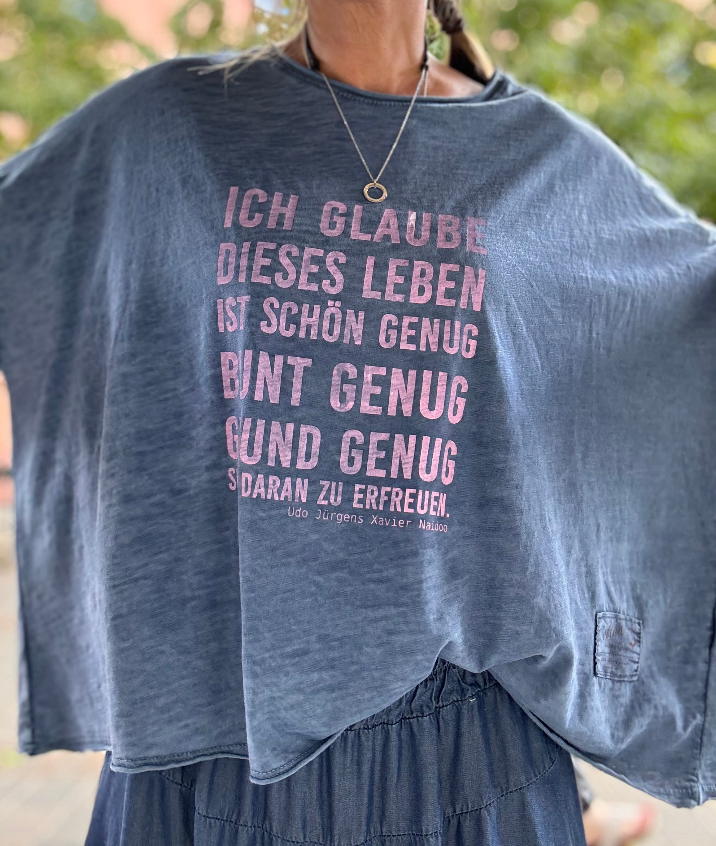 Oversize T-Shirt Ich glaube, limitiert