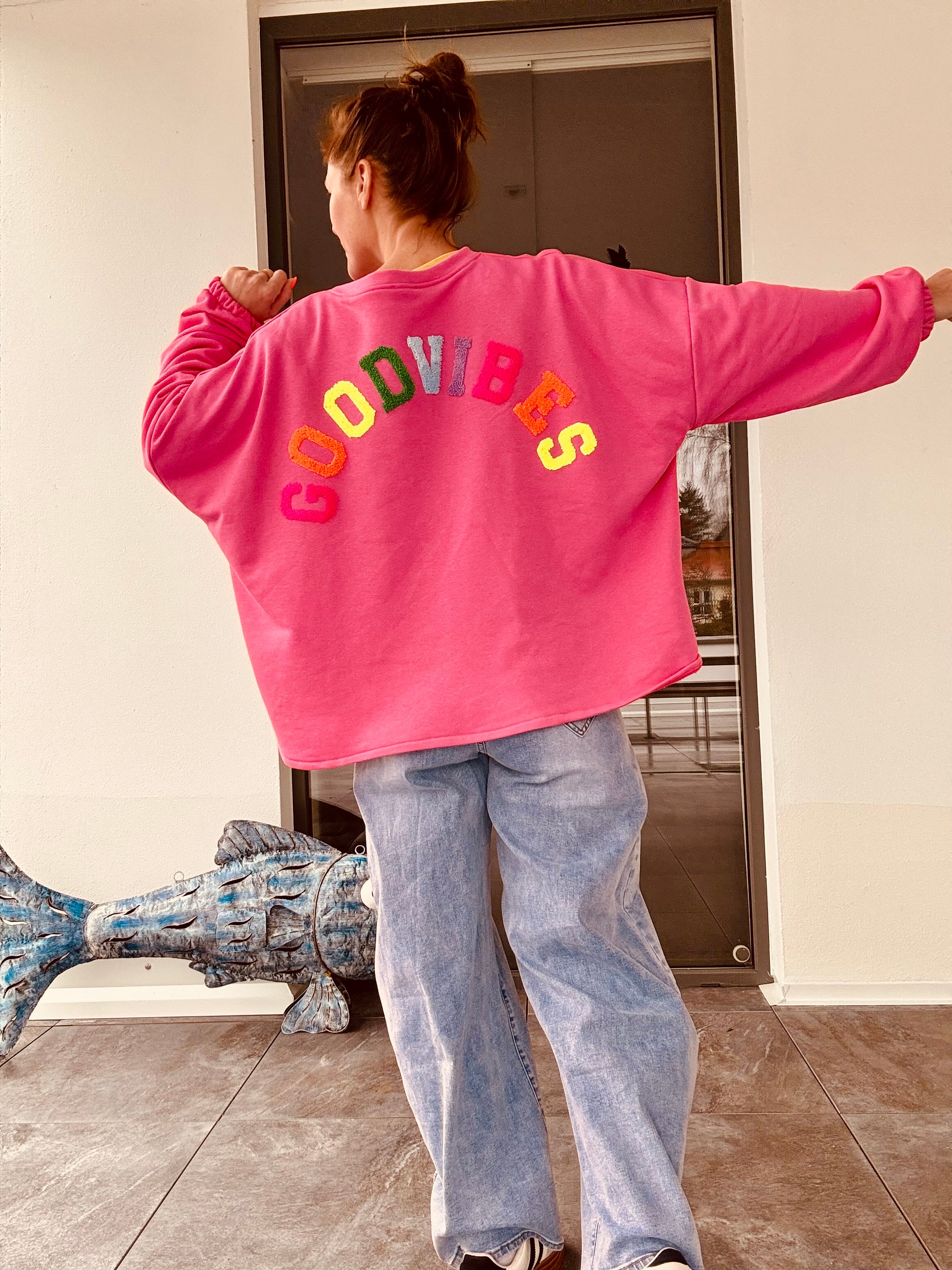 Sweatshirt GOOD VIBES 3 Farben