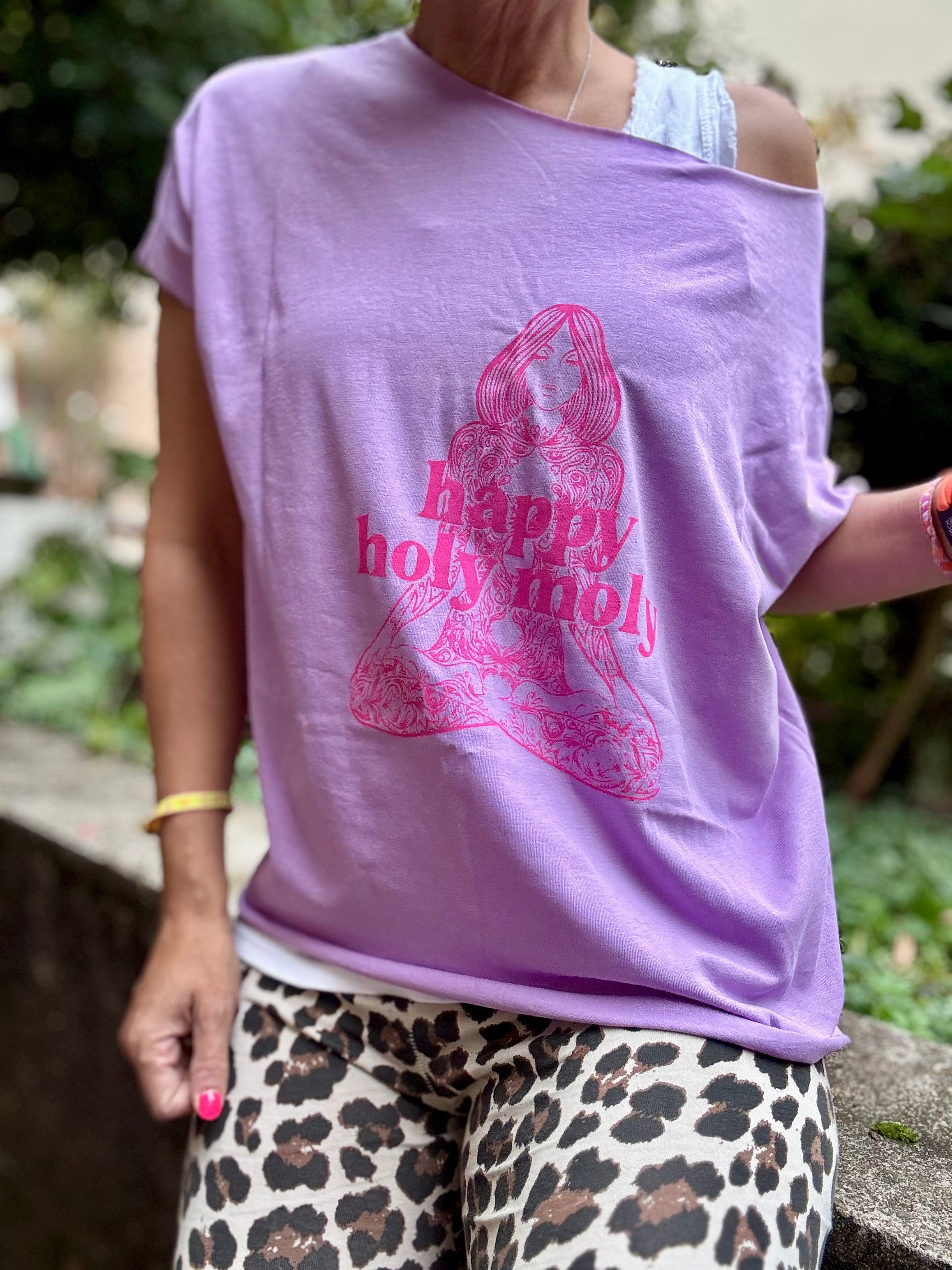 T-Shirt happy holy moly