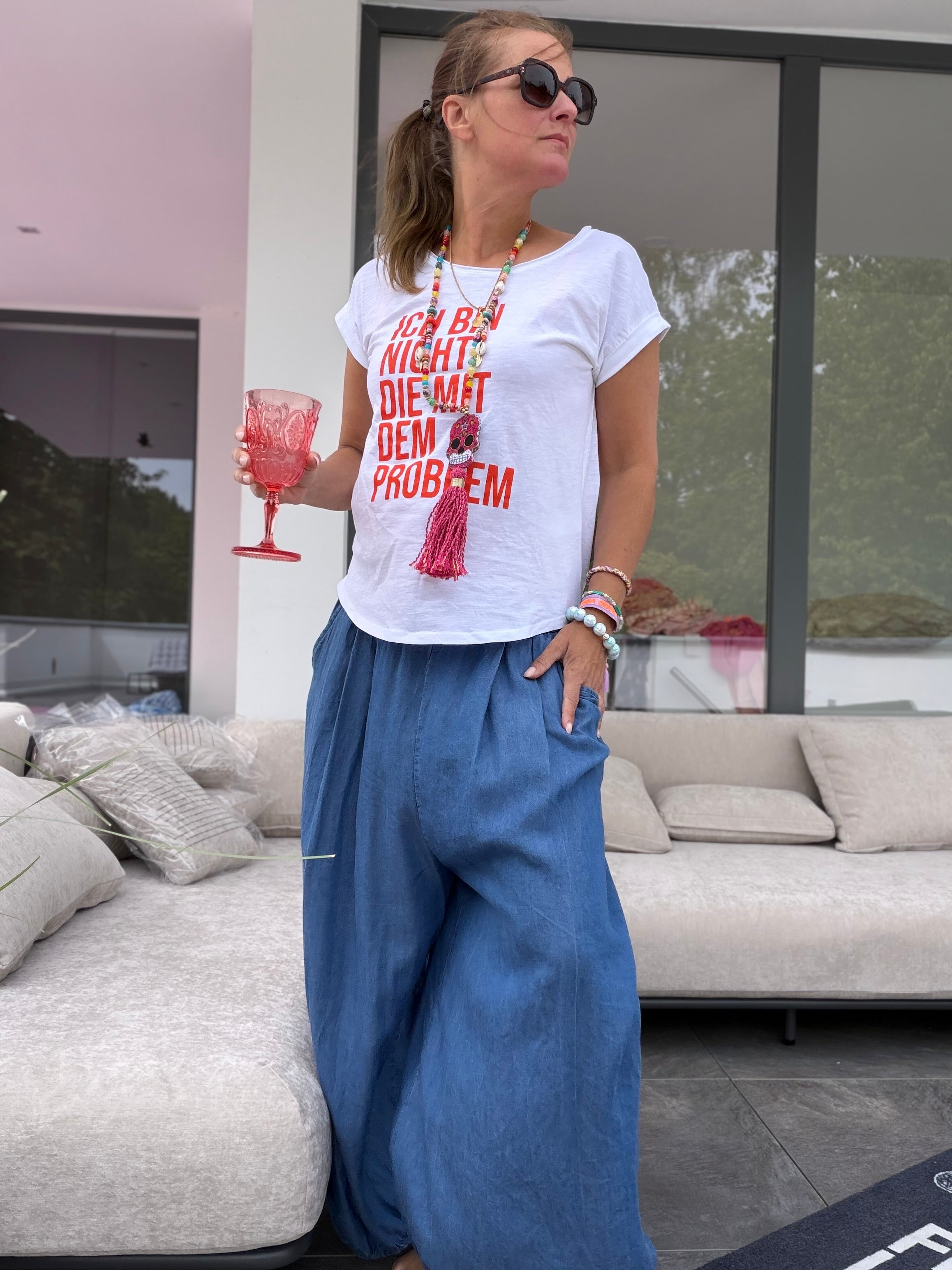 T-Shirt ich bin nicht die mit dem Problem