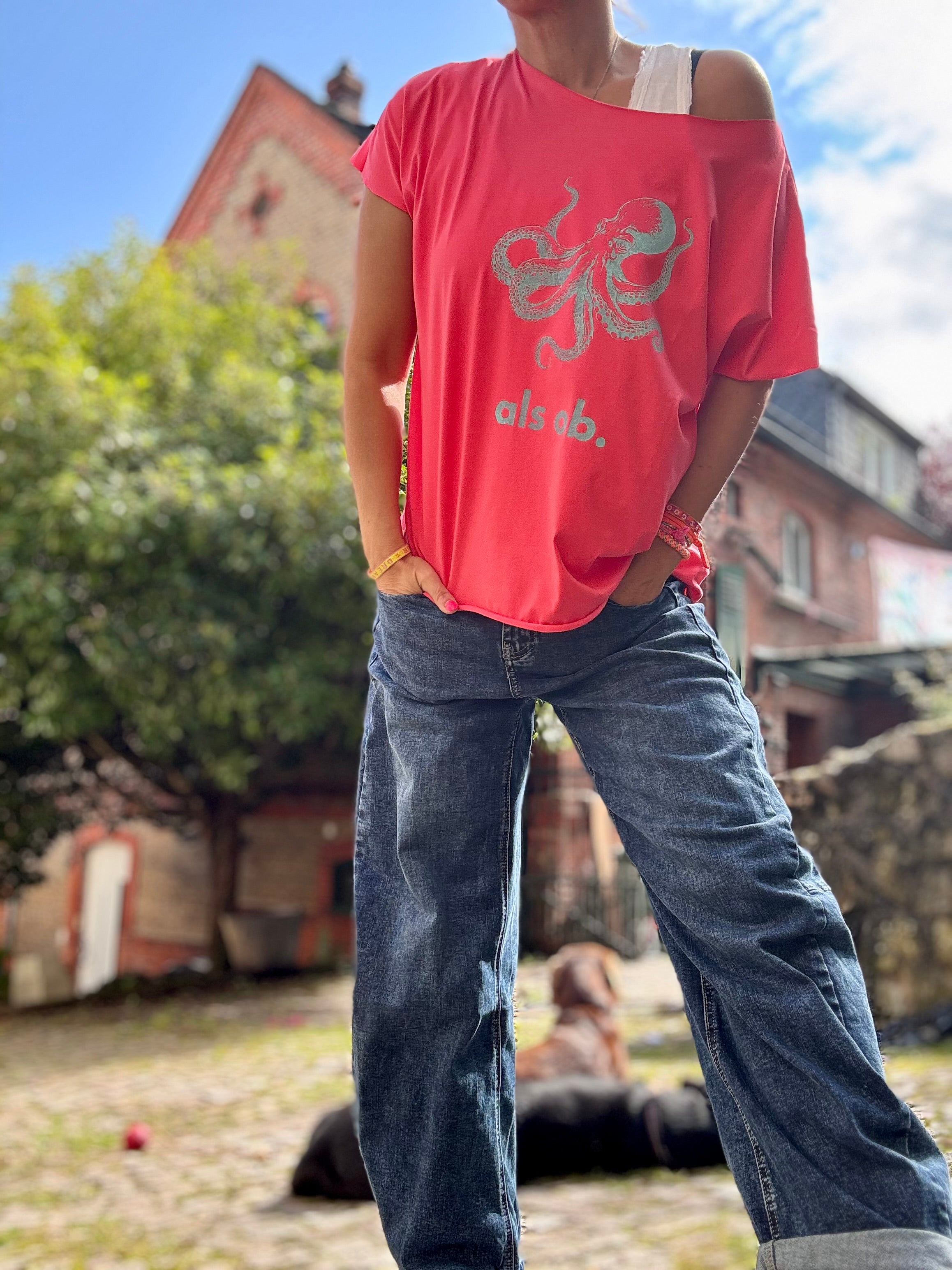 T-Shirt Oktopus als ob.