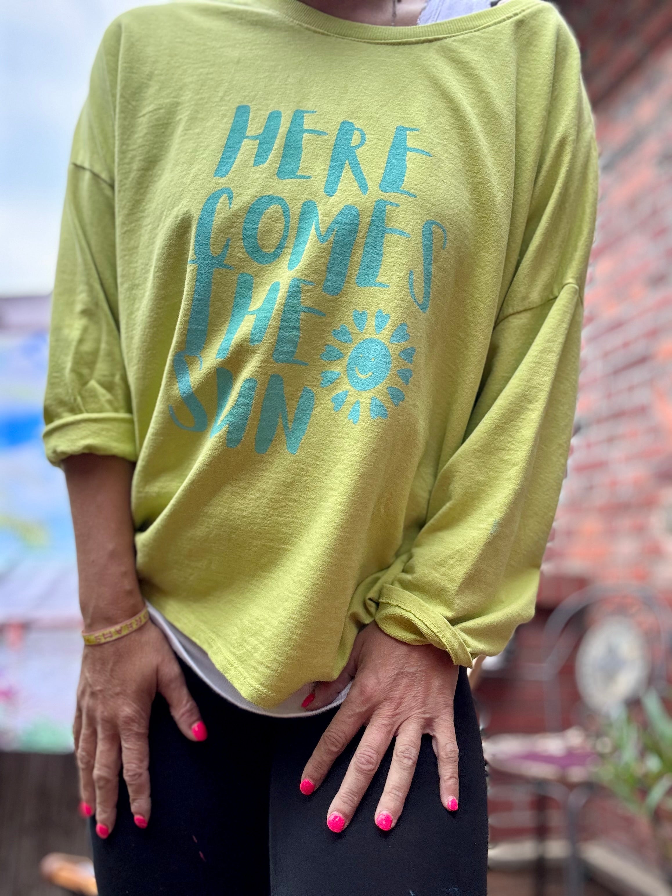 Lieblingsshirt here comes the sun