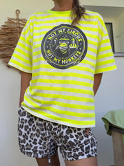 T-Shirt Neon Not my Monkeys Not my circus