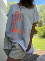 BIGSIZE T-Shirt All you need is less, 2 Farben