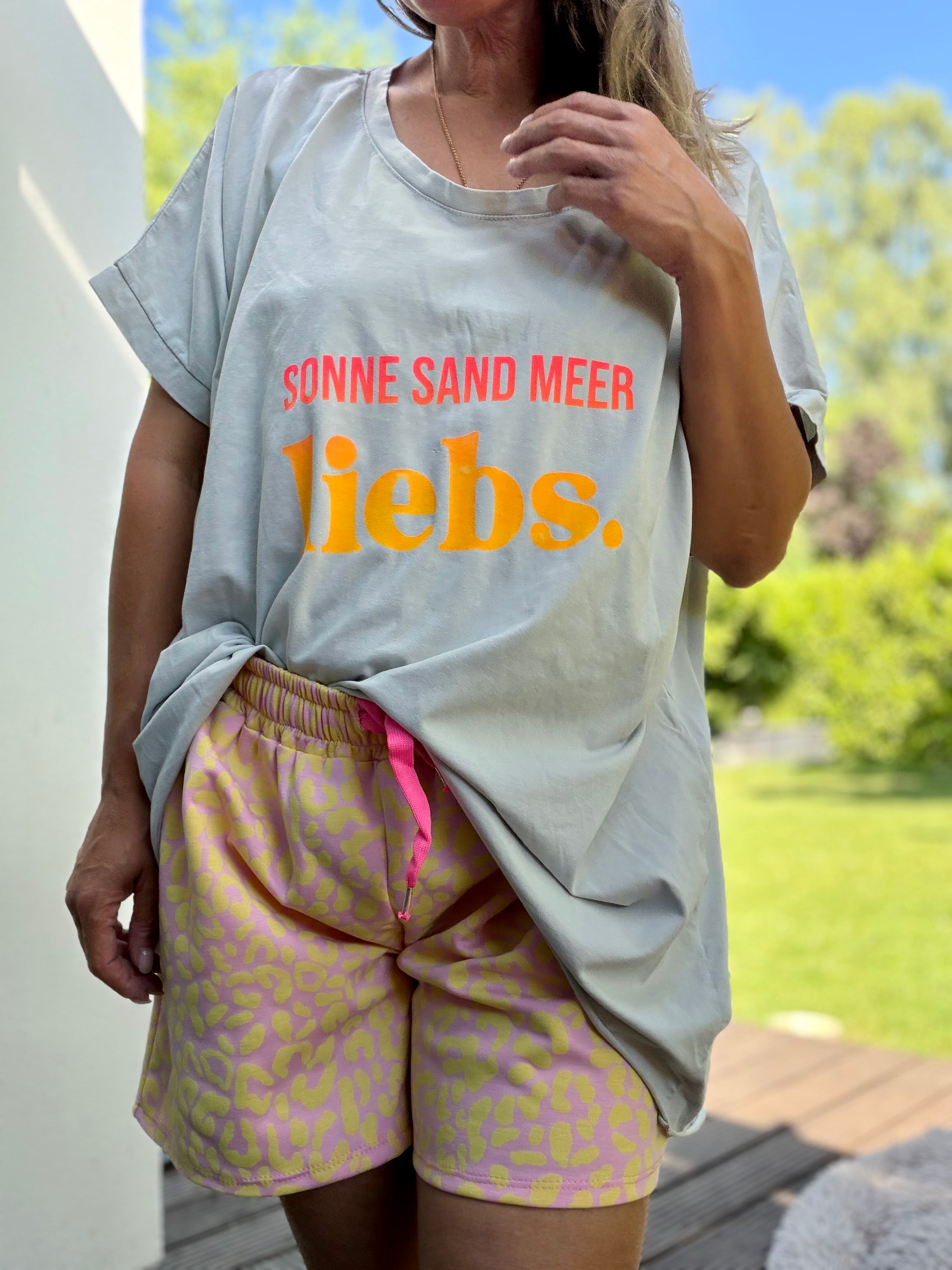 BIGSIZE T-Shirt Sonne Sand Meer liebs.