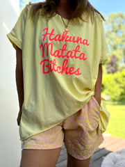 BIGSIZE T-Shirt Hakuna Matata Bitches