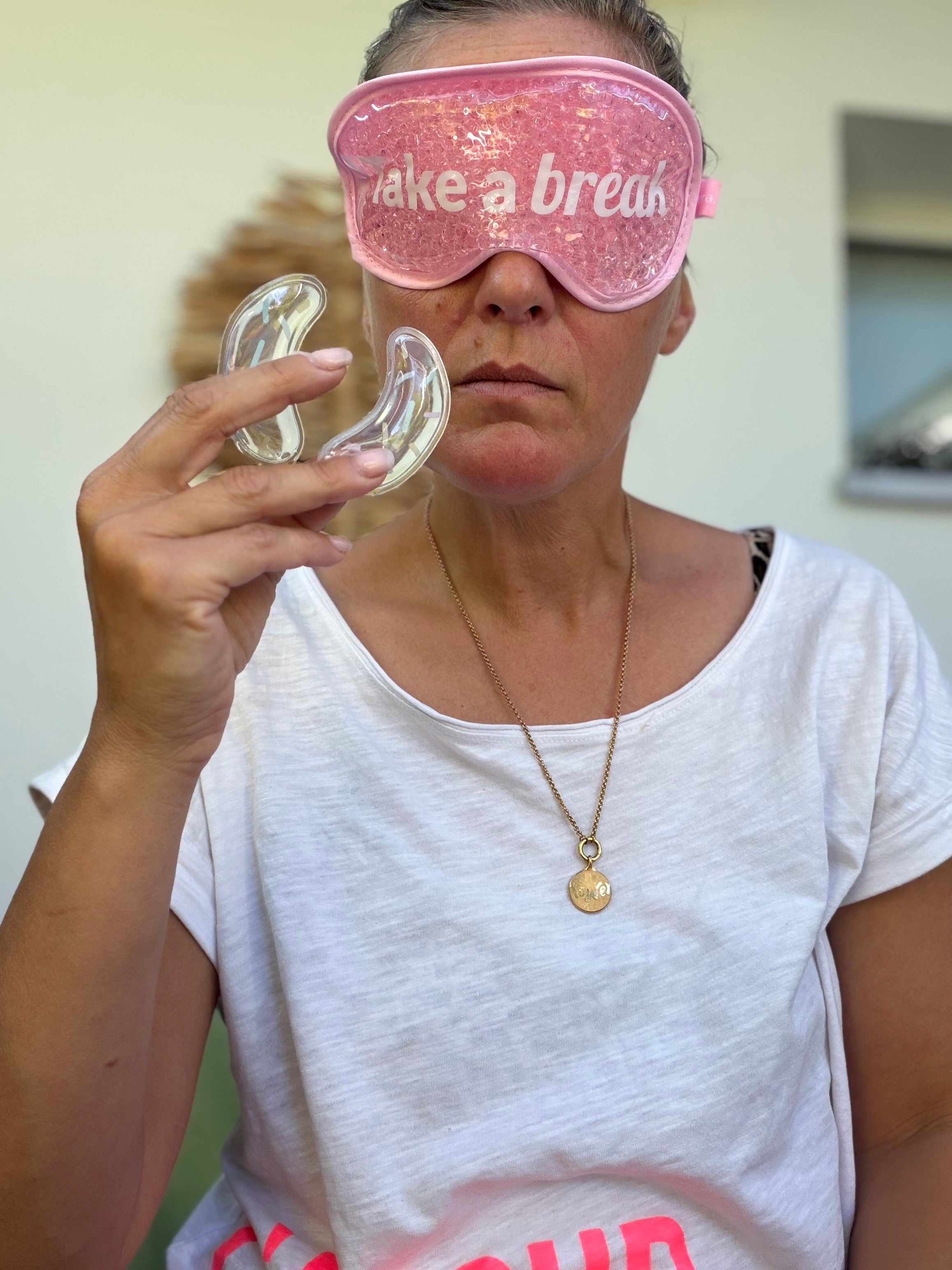 Set aus Schlafmaske und Augenpads „Take a break“