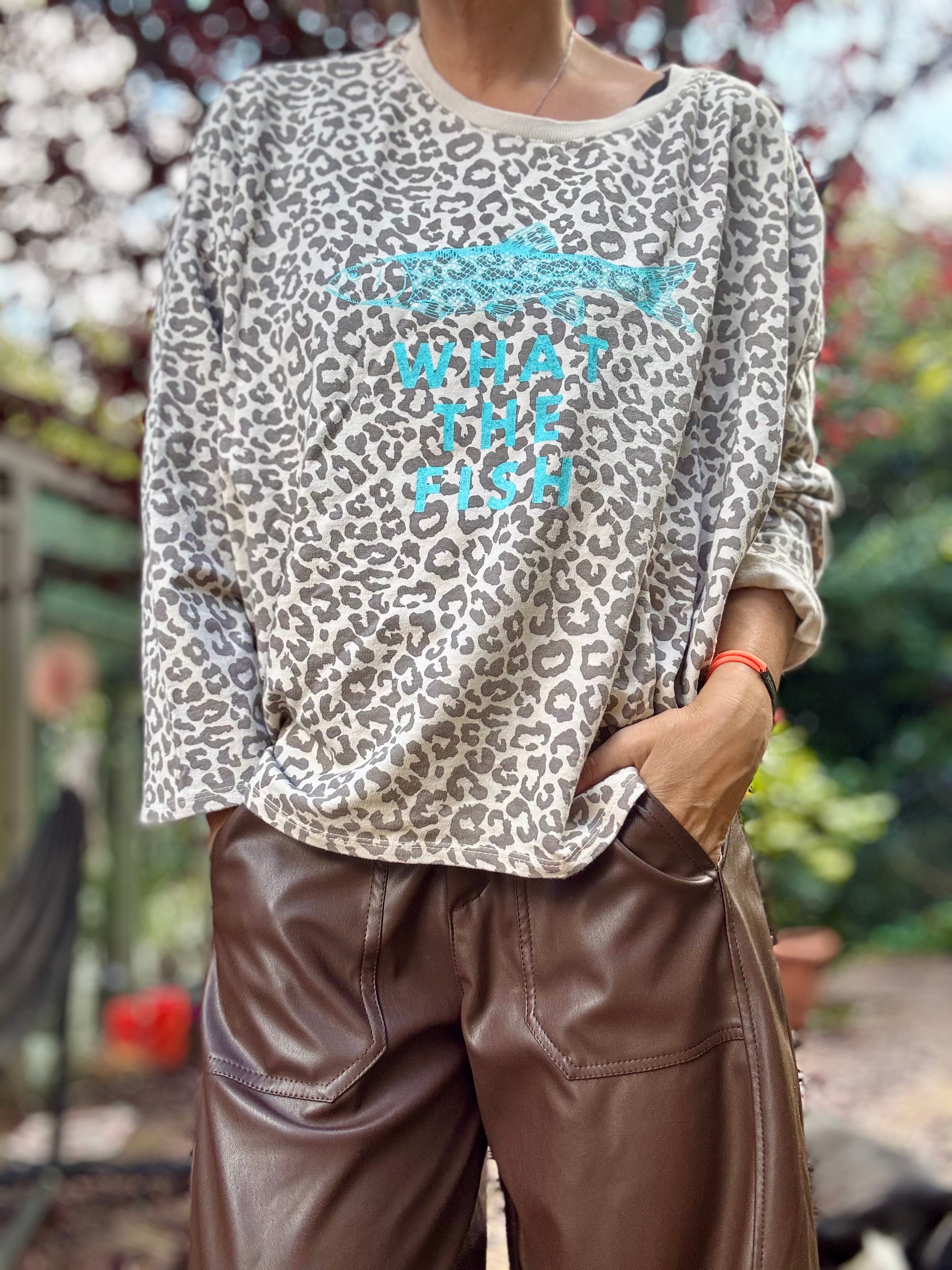 Lieblingsshirt Leo What the fish